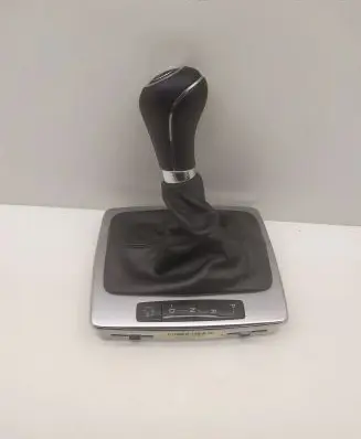 Gear lever shifter trim leather/knob