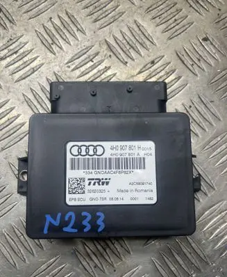 Audi A6 S6 C7 4G Hand brake control module 4H0907801H 4H0907801A 32620325A