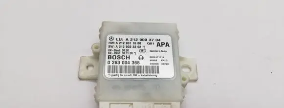 Mercedes-Benz E C207 W207 Parking PDC control unit/module A2129003704