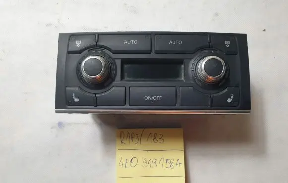 Audi A8 S8 D3 4E Climate control unit 4E0919158D