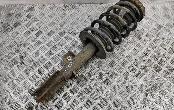 Front shock absorber with coil spring
