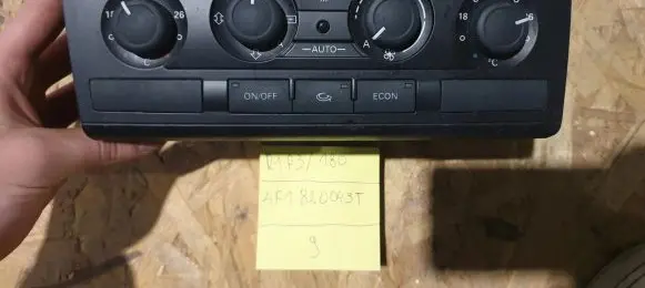 Audi A6 S6 C6 4F Climate control unit 4F1820043T