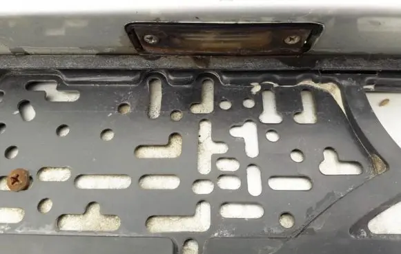 Volkswagen Golf IV Number plate light
