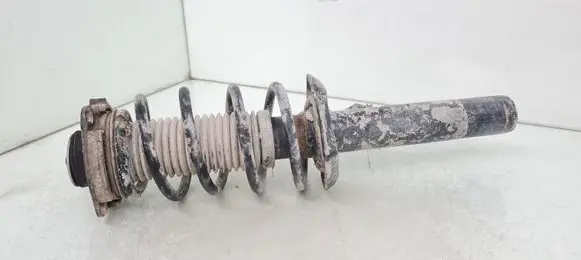 Front shock absorber with coil spring