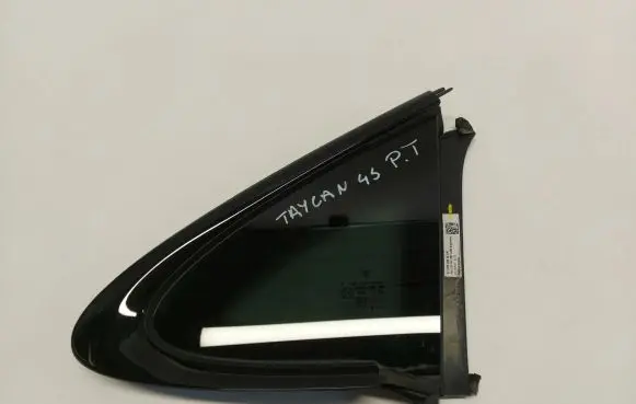 Porsche Taycan 9J1 Rear door window glass 9j1845298