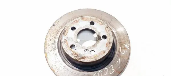 Mercedes-Benz C AMG W204 Rear brake disc neventiliuojamas