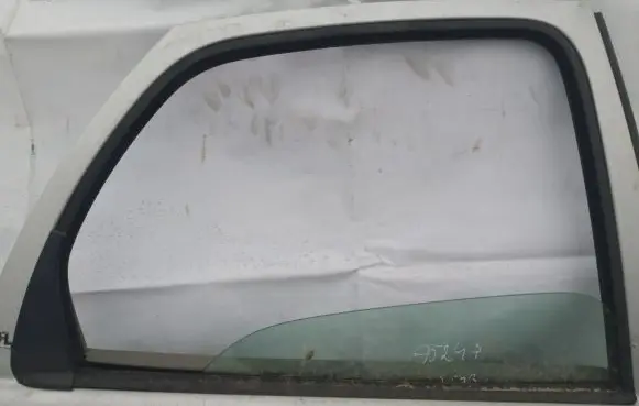 Rear door window glass