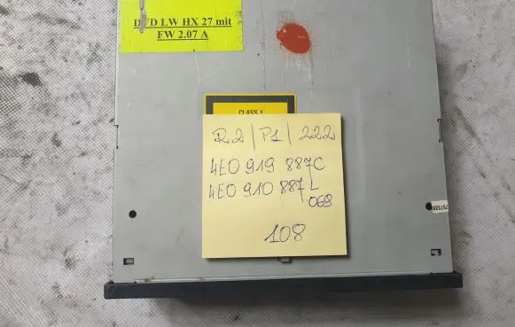 Audi A6 S6 C6 4F Navigation unit CD/DVD player 4E0919887c
