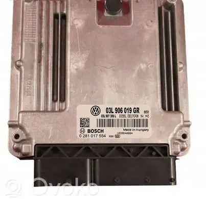 Volkswagen Transporter - Caravelle T5 Engine control unit/module ECU 03L906019GR 0281017554 03L907309L