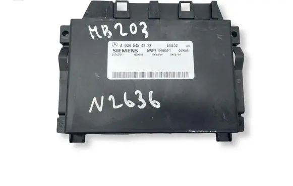 Mercedes-Benz C W203 Gearbox control unit/module A0345454332 5WP20005FT 3474370
