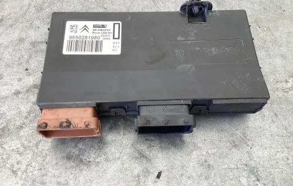 Peugeot 407 Seat control module 9650281980 MSZ9BRPSA