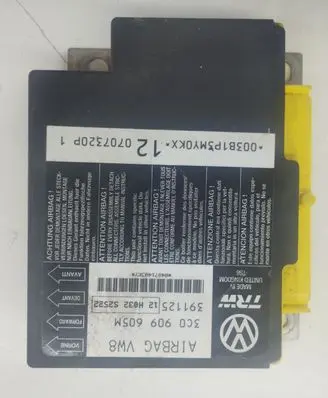 Volkswagen PASSAT B6 Airbag control unit/module 3C0909605M 391125