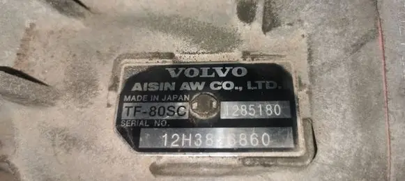 Volvo S60 Automatic gearbox 1285180 TF80SC 12H3826860