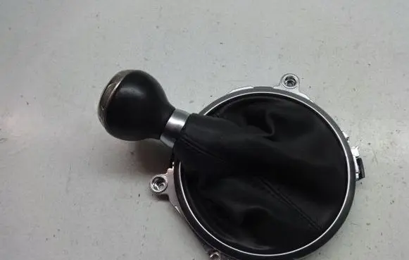 Gear lever shifter trim leather/knob