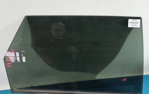 Rear door window glass