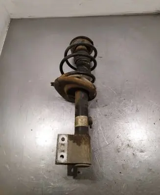 Front shock absorber with coil spring
