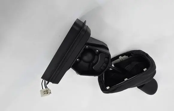 Gear lever shifter trim leather/knob