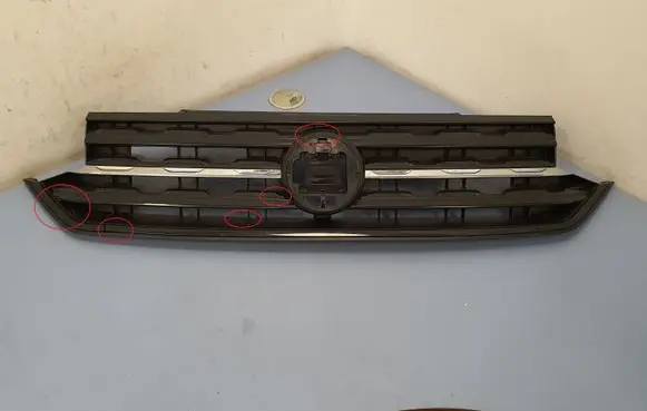 Volkswagen T-Cross Front bumper upper radiator grill 2GM853653A 2GM853651C