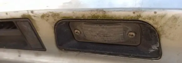 Mercedes-Benz C W203 Number plate light Pilka