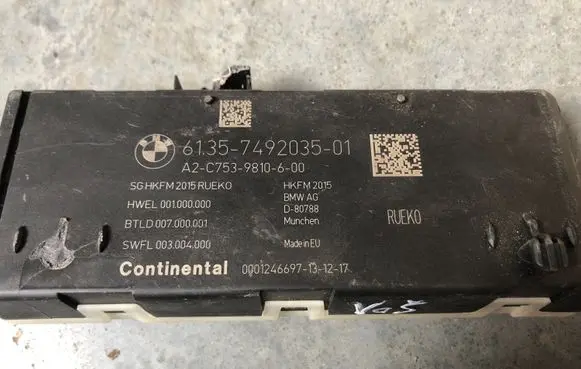 BMW X5 F15 Tailgate/trunk control unit/module 7492035 2C7539810600