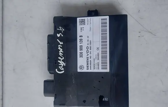 Porsche Cayenne (9PA) Keyless (KESSY) go control unit/module 3D0909139B 5WK48504