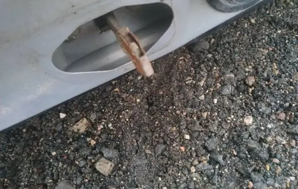 Volkswagen PASSAT B4 Rear door check strap stopper