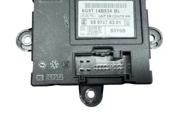 Volvo S80 Door control unit/module 6G9T14B534BL 0507878301