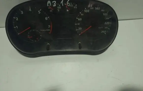 Audi A3 S3 8L Speedometer (instrument cluster) 8L0919860AX 8L0919860AA 110308778002