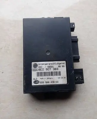 Audi A4 S4 B6 8E 8H Tow bar trailer control unit/module 8E0907383