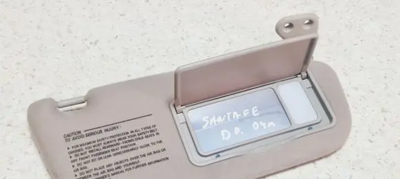 Hyundai Santa Fe Sun visor 2RH