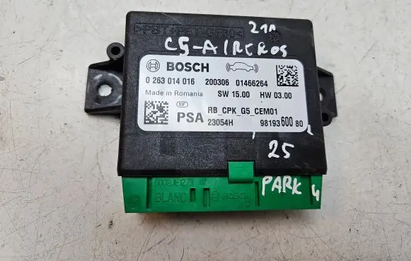Citroen C5 Aircross Parking PDC control unit/module 9819360080