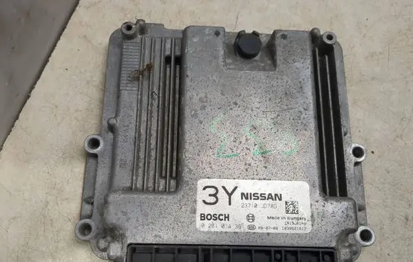 Nissan Qashqai Engine control unit/module 23710JD78D 0281014361 1039S21017