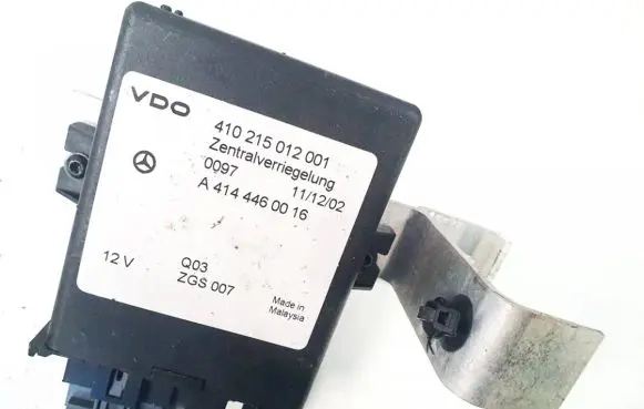 Mercedes-Benz Vaneo W414 Door control unit/module a4144460016 410215012001