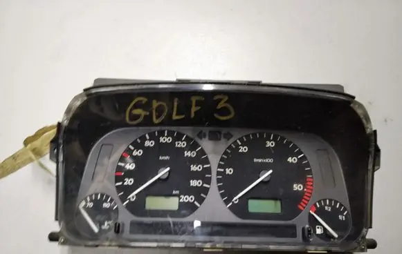 Volkswagen Golf III Speedometer (instrument cluster) 1H0919860F 6160633042