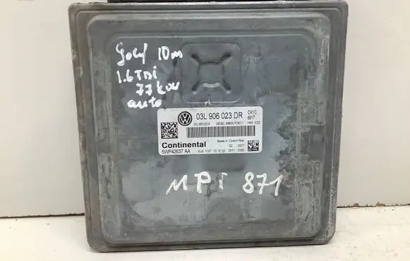 Volkswagen Golf VI Engine control unit/module 03L906023DR 5WP42637AA 03L906023A