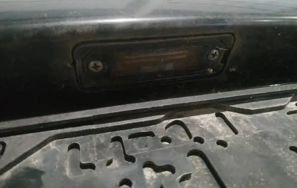 Volkswagen Golf V Number plate light