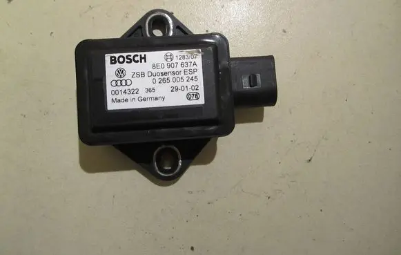 Audi A4 S4 B6 8E 8H ESP acceleration yaw rate sensor 8E0907637A 0014322 0265005245
