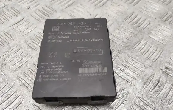Volkswagen PASSAT B8 Keyless (KESSY) go control unit/module 3Q0959435D