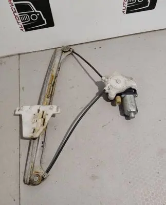 Volkswagen Fox Front door window regulator with motor 0130821413