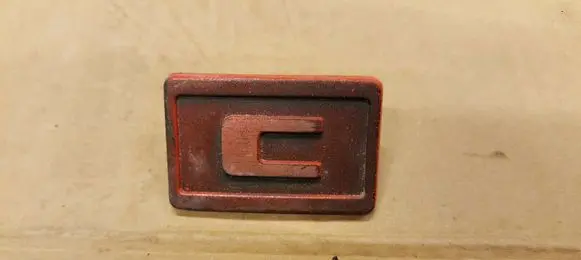 Volkswagen Golf II Fender model badge letters 191853688
