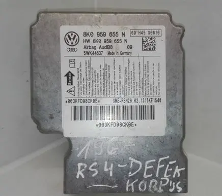 Audi RS4 Airbag control unit/module 8K0959655N 5WK44637