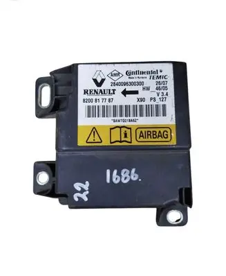 Dacia Logan I Airbag control unit/module 8200817787