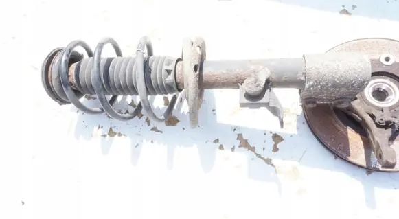Front shock absorber with coil spring