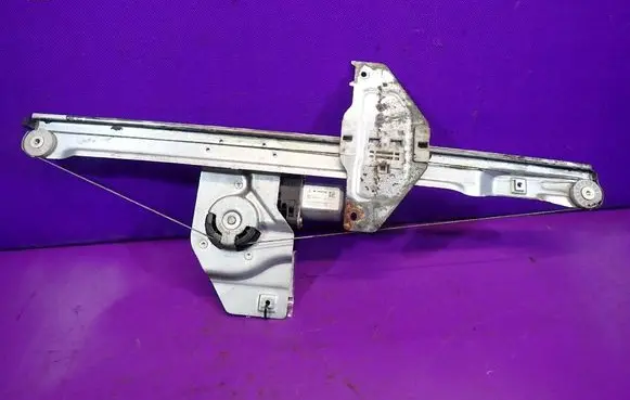 Front door window regulator with motor