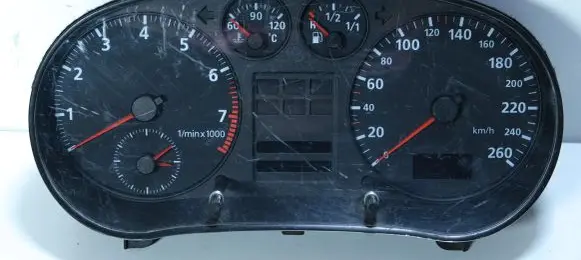 Audi A3 S3 8L Speedometer (instrument cluster) 8L0919860A