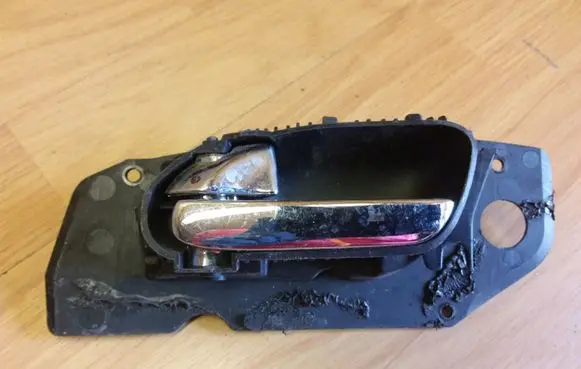 Peugeot 607 Rear door interior handle 9629160777