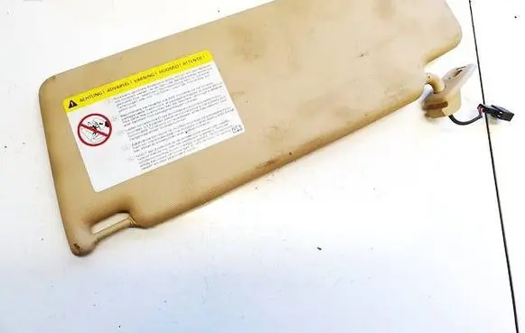 Volkswagen PASSAT B6 Sun visor 1k0857552