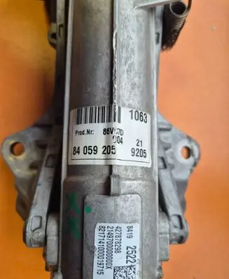 Steering wheel axle