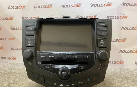 Honda Accord Radio/CD/DVD/GPS head unit 39050SEFE420M1 RG843RE