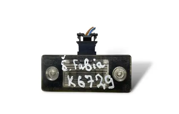 Skoda Fabia Mk2 (5J) Number plate light 6Y0943021E